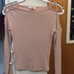 Long sleeve tight cross cross sleeve